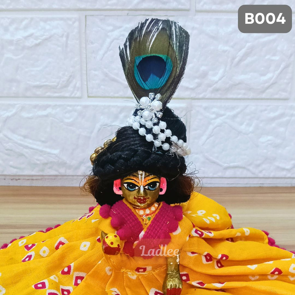 Decorative Laddu Gopal Open Hair| Size- 5 Number | B004