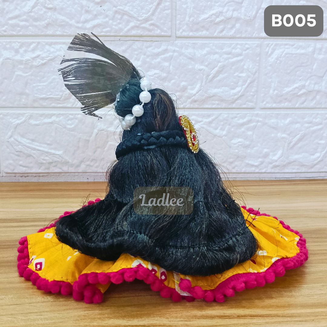 Decorative Laddu Gopal Open Hair| Size- 6 Number | B005