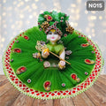 Mehndi Laddu Gopal Poshak with Matching Pagdi | N015