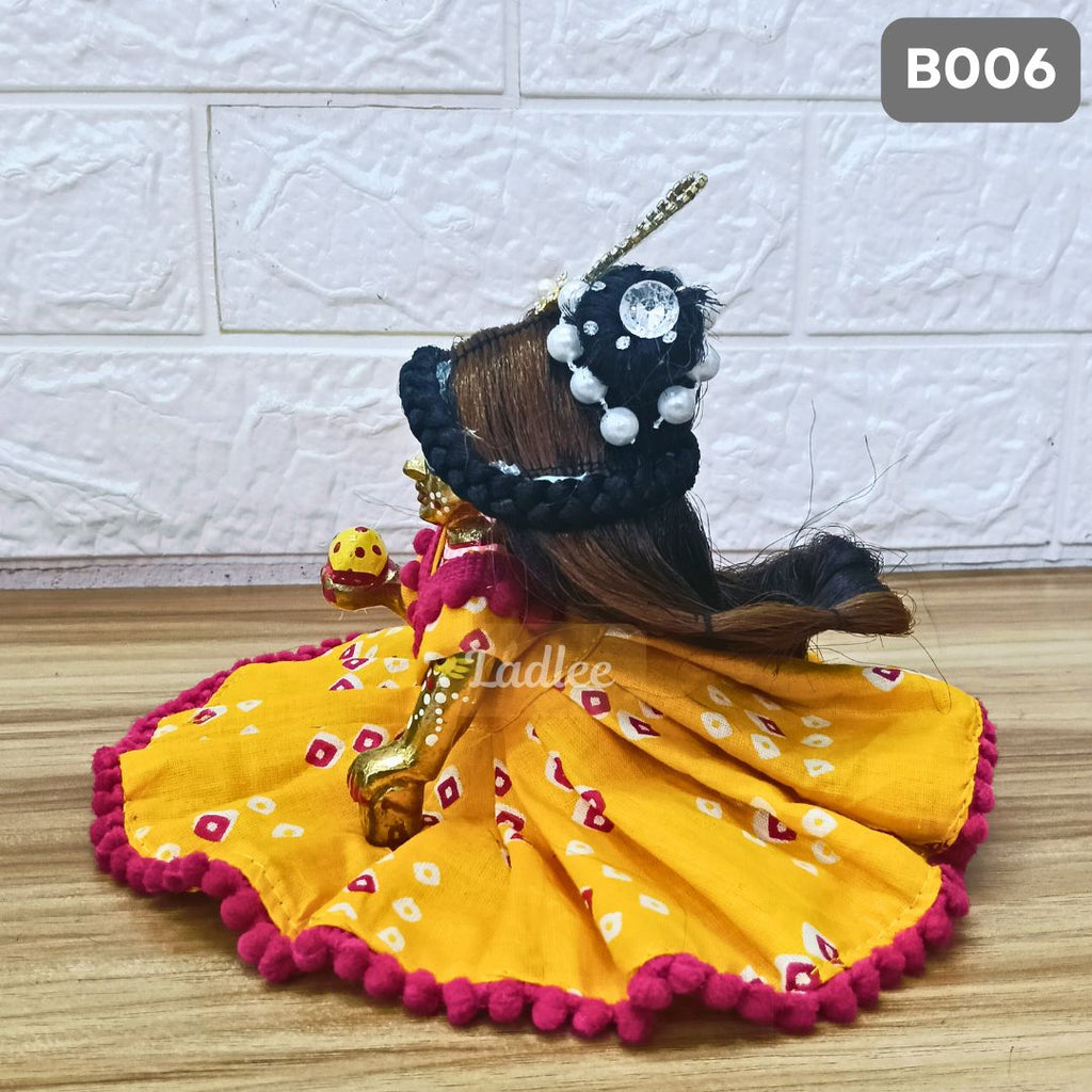 Decorative Laddu Gopal Open Hair| Size- 6 Number | B006