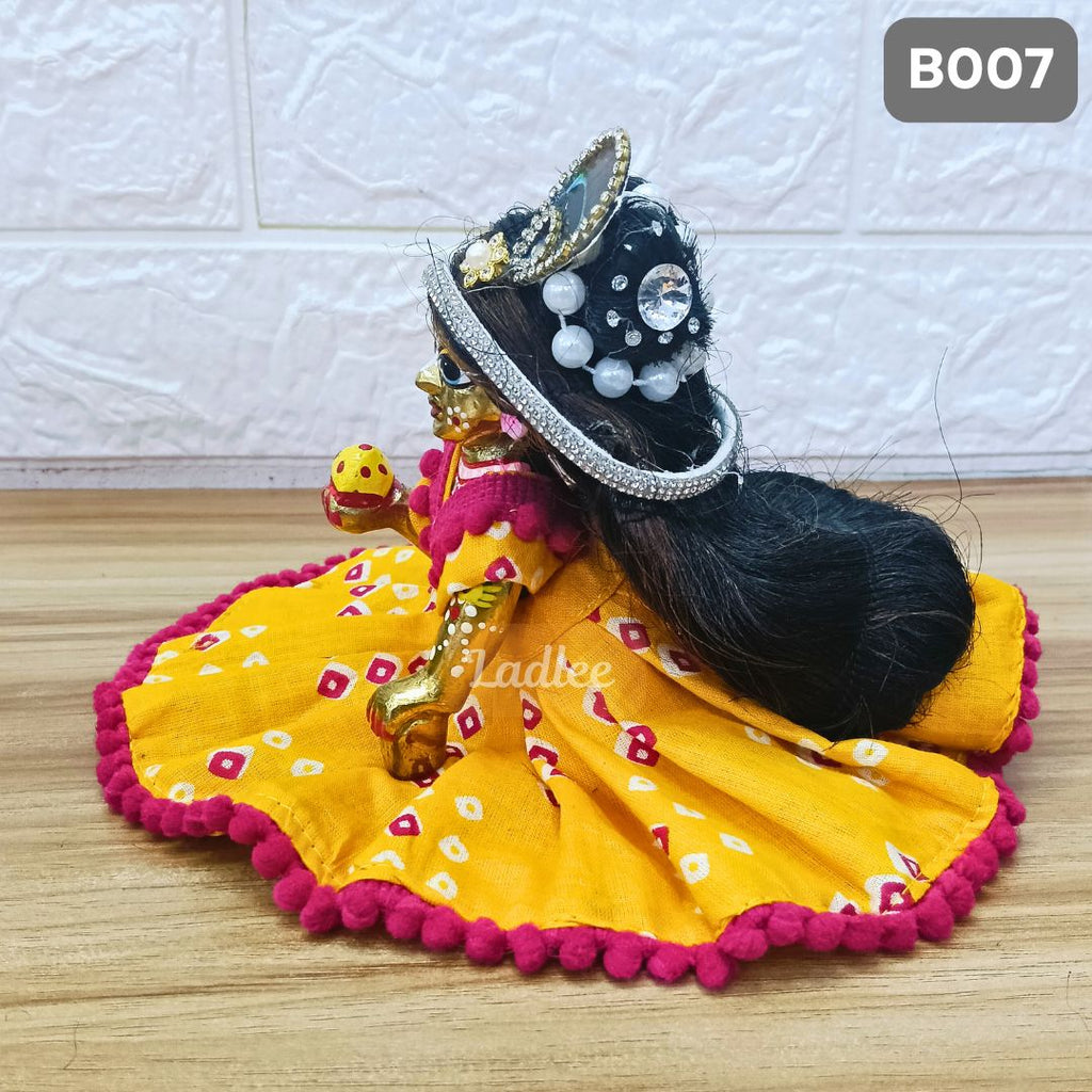 Decorative Laddu Gopal Open Hair| Size- 6 Number | B007