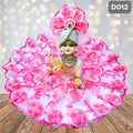 Fancy Pink Laddu Gopal Dress with Matching Pagdi | D012