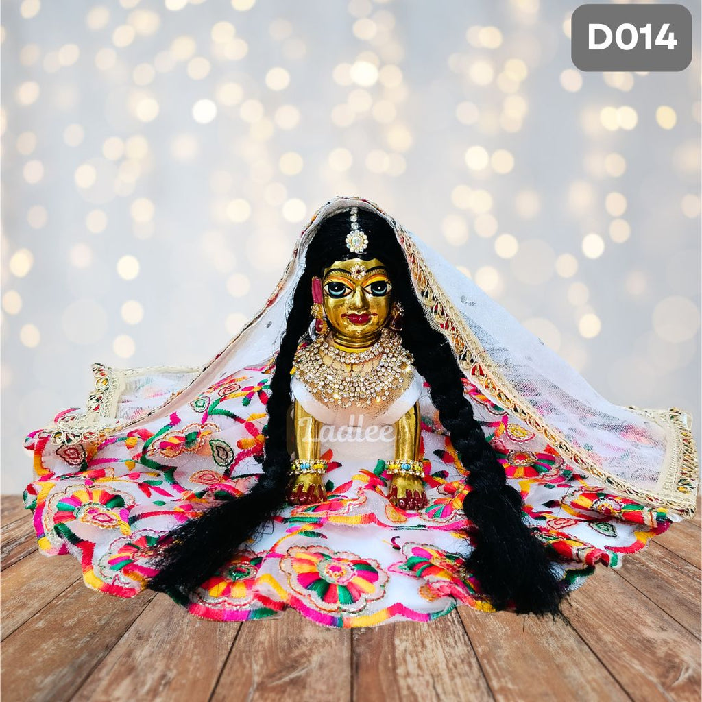 Fancy Multicolour Laddu Gopal Dress with Matching Pagdi | D014