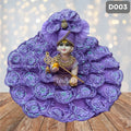 Fancy Purple Laddu Gopal Dress with Matching Pagdi | D003