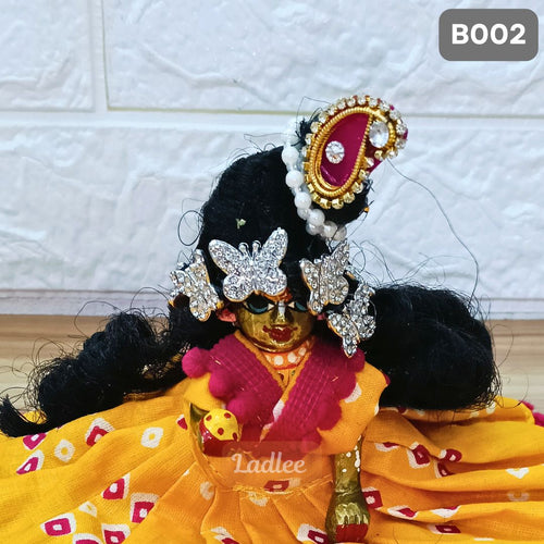Decorative Laddu Gopal Open Hair|Size- 2, 3 | B002
