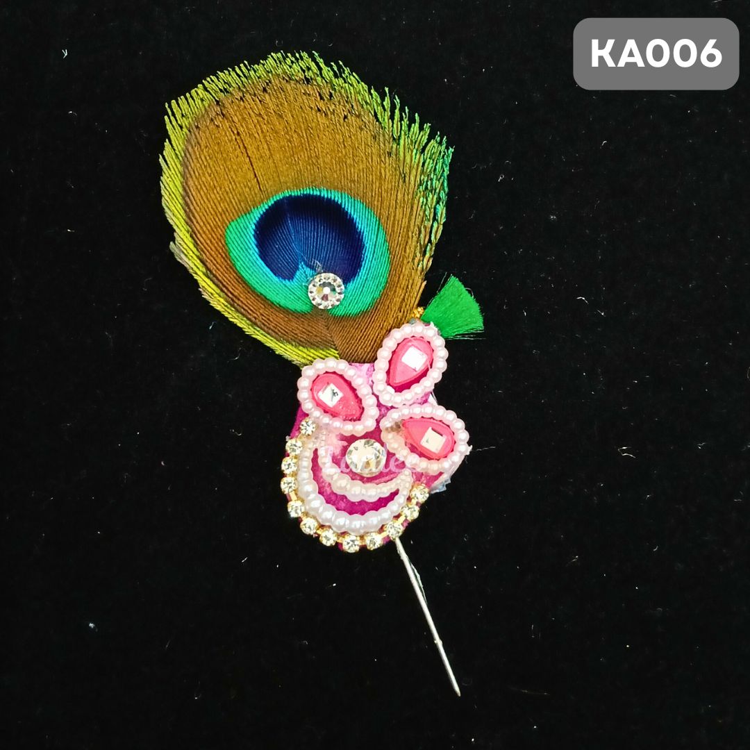 Laddu Gopal Kalangi with Peacock Feather (Mor Pankh) | Kanha Ji Kalangi | KA006