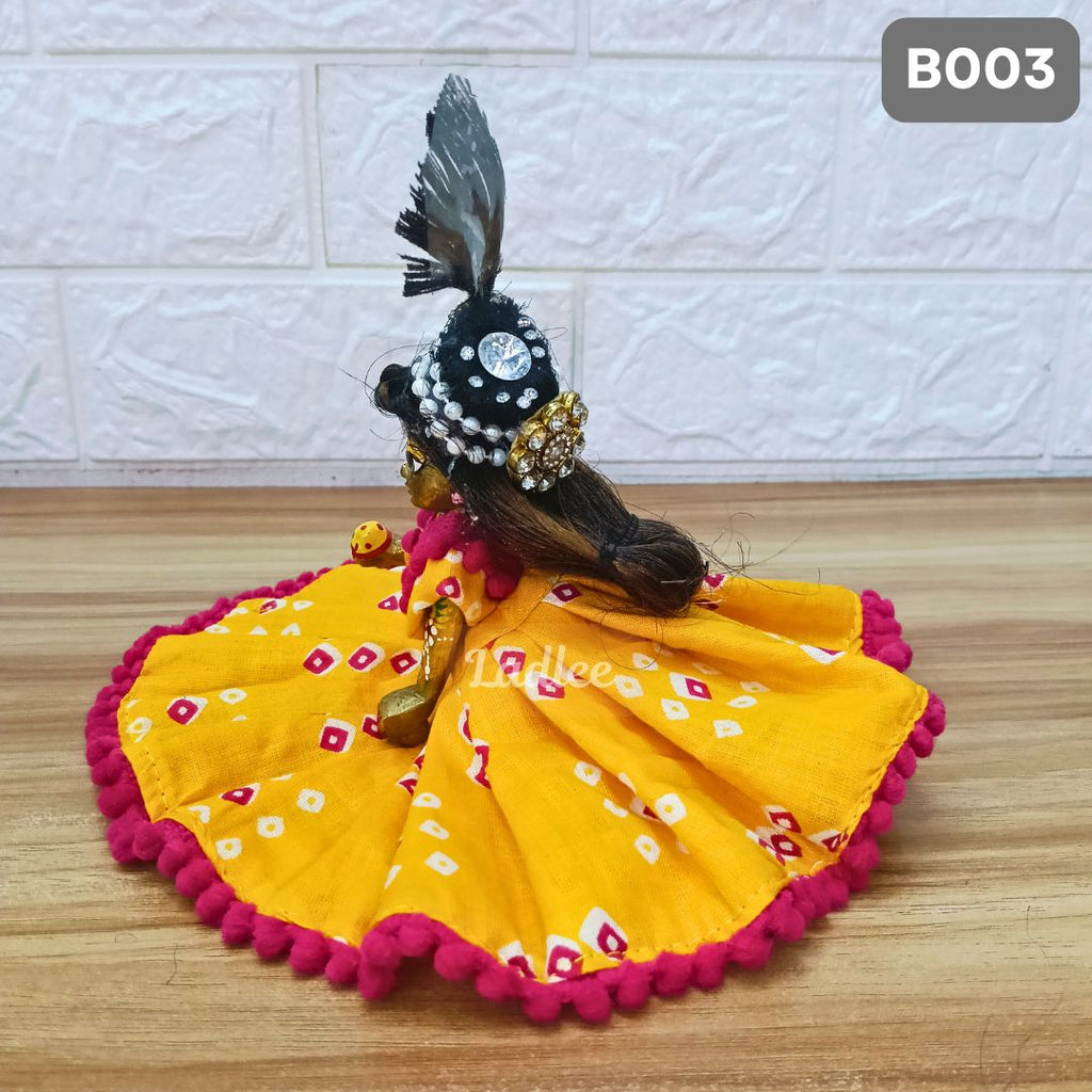 Decorative Laddu Gopal Open Hair| Size- 4, 5 Number | B003