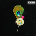 Laddu Gopal Kalangi with Peacock Feather (Mor Pankh) | Kanha Ji Kalangi | KA009