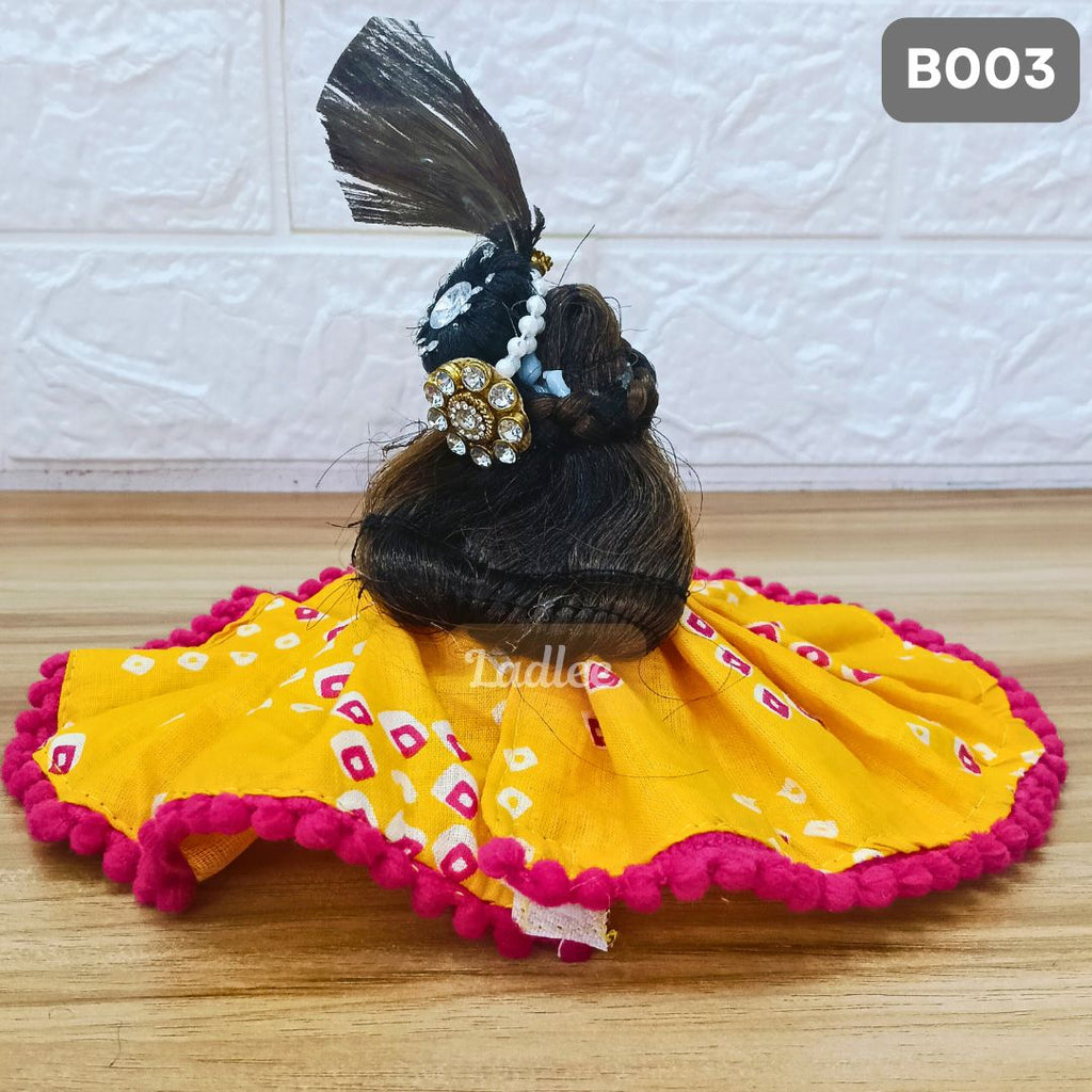Decorative Laddu Gopal Open Hair| Size- 4, 5 Number | B003