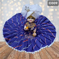 Laddu Gopal Blue Cotton Poshak with Pagdi | Handmade Thakur Ji Dress | C009