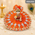 Orange Poshak for Laddu Gopal With Matching Pagdi | JSDL020