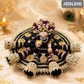 Wine  Poshak for Laddu Gopal With Matching Pagdi | JSDL010