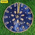 Royal Blue Laddu Gopal Dress with Gold Paisley Design | RTN015