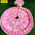 Pink Laddu Gopal Dress with Rose and  Matching Pagdi | RTN017