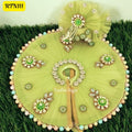 Pista Green Laddu Gopal Dress with Beaded Border | RTN111