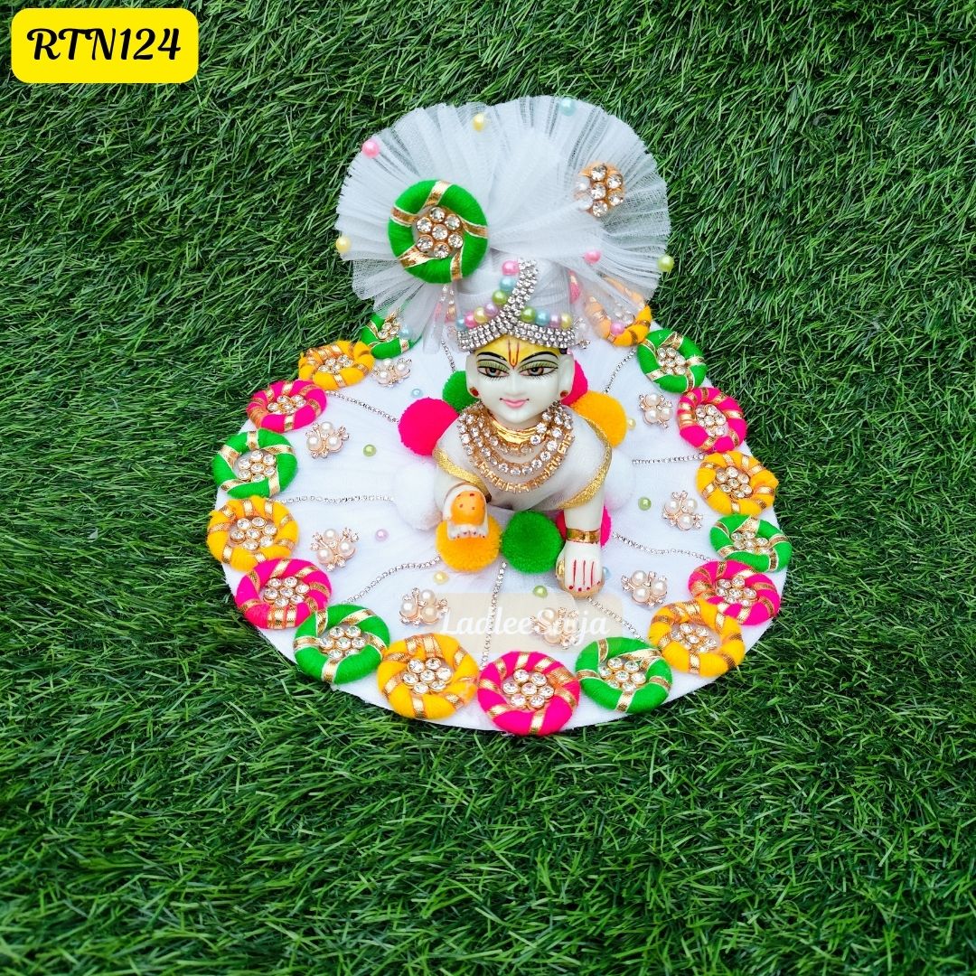 Vibrant Multicolor  Laddu Gopal Poshak – | RTN124