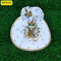 White Laddu Gopal Poshak – Classic Festive Look | RTN135