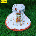 White floral Laddu Gopal Dress | RTN137