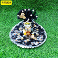 Black Floral Laddu Gopal Dress || RTN139